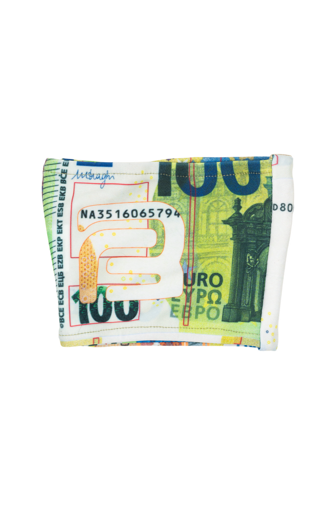 COUNTERFEIT EURO BICEP ZIPPER POCKET