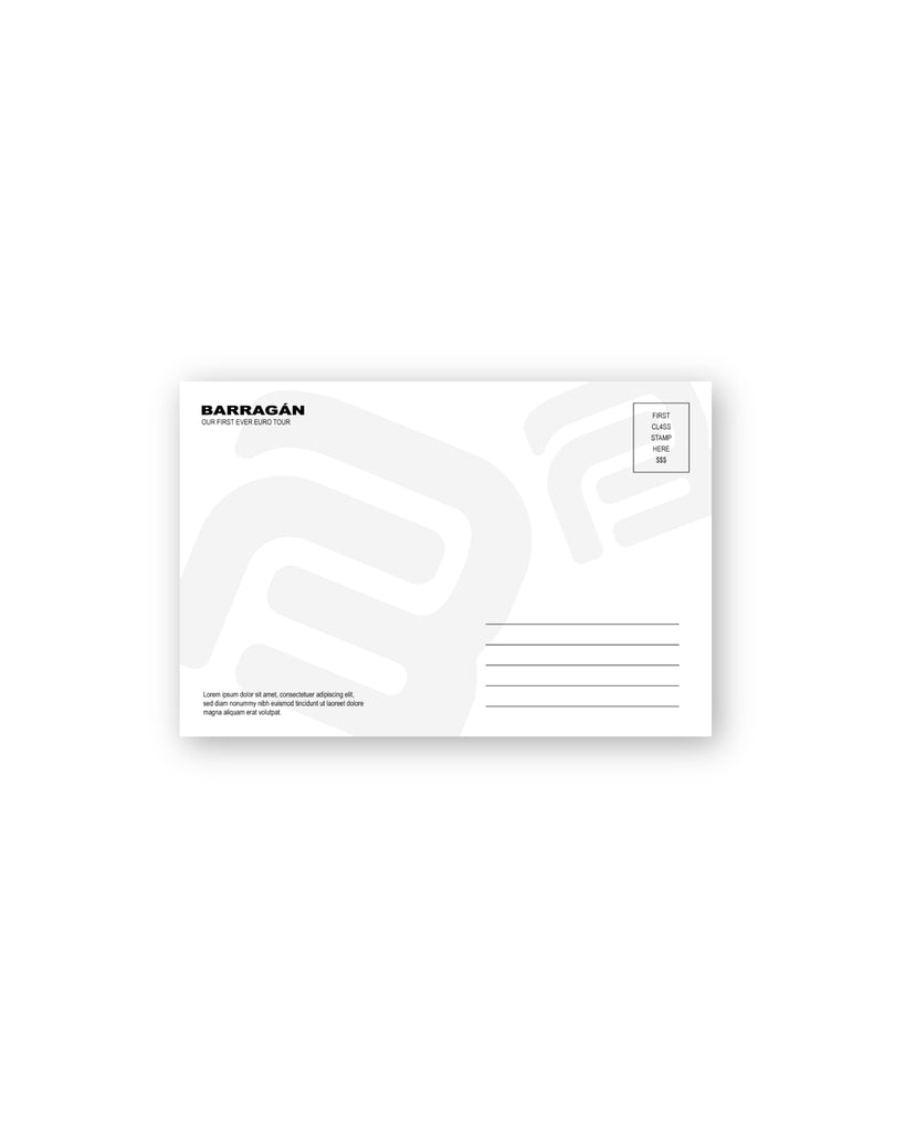 EURO TOUR POSTCARD