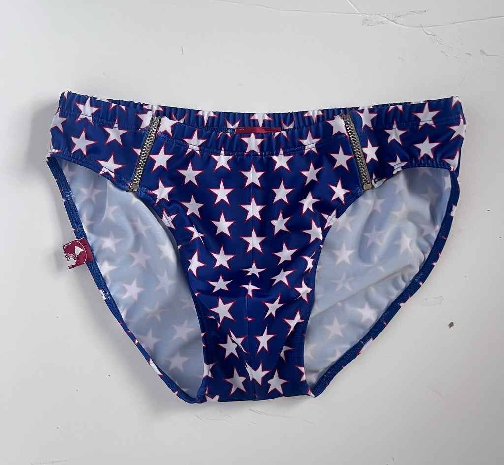 STARS ZIPPER SPEEDO