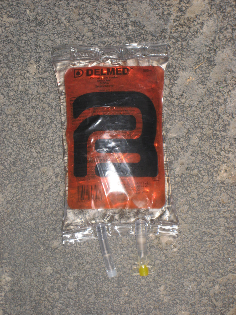 I.V. BAG WITH LOGO