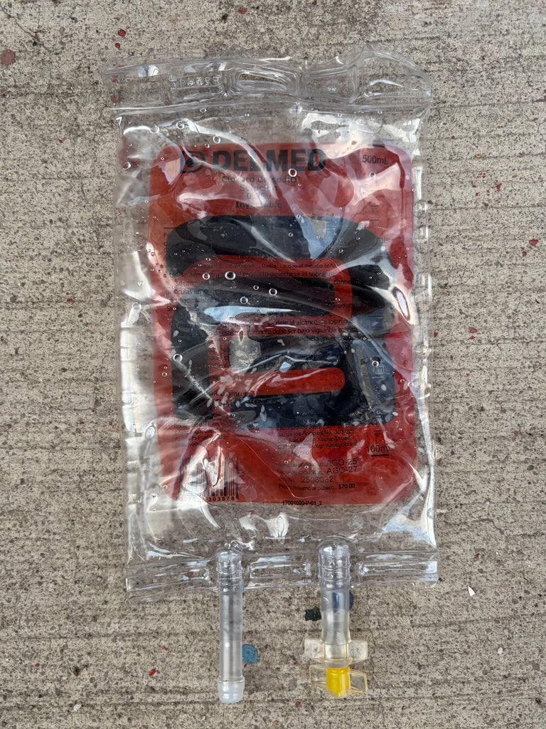 I.V. BAG WITH LOGO