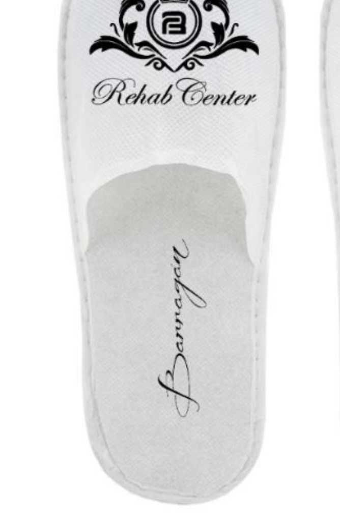 WHITE BARRAGÁN REHAB CENTER SLIPPERS