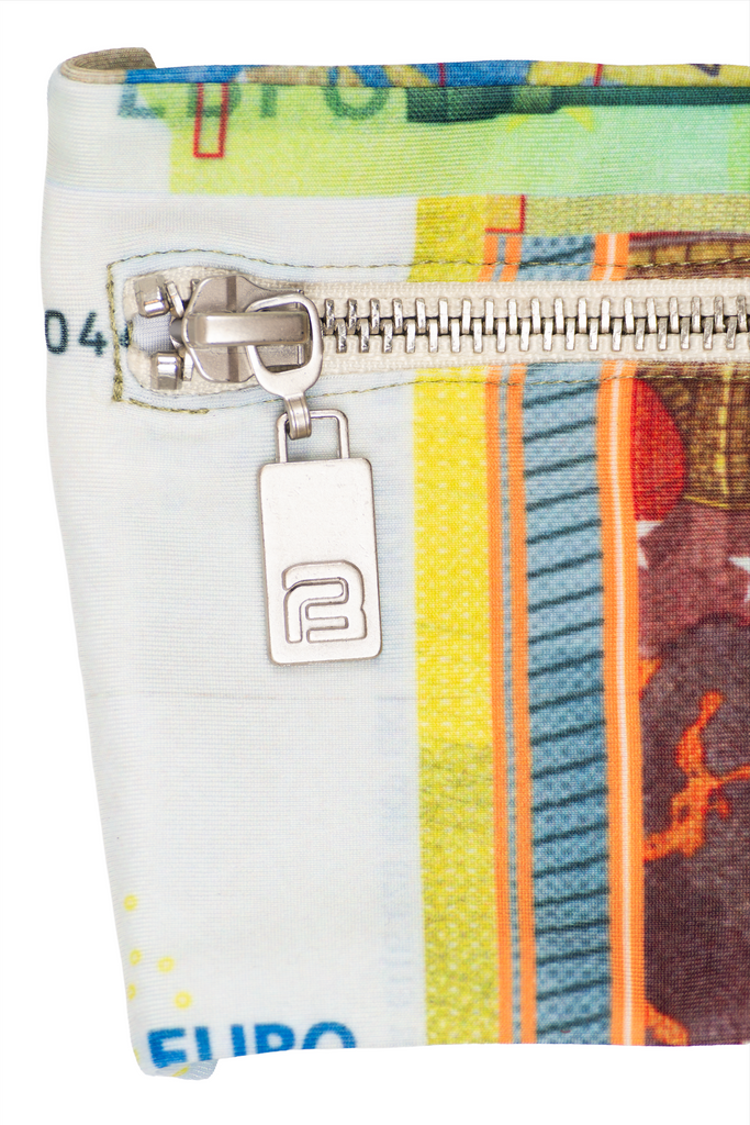 COUNTERFEIT EURO BICEP ZIPPER POCKET